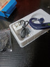 罗巴赫（LUOBAHE） 蓝牙耳机无线单耳挂耳式耳麦超长待机运动跑步开车通话外卖骑行耳机适用于苹果华为oppo荣耀vivo 蓝色【超长待机左右佩戴】充电器 实拍图
