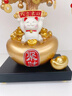 赟娅新中式柿柿如意招财猫摆件客厅玄关酒柜发财树装饰品乔迁新居礼物 聚宝盆八方来财摆件 实拍图