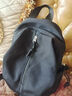 丛林鸟新品轻便旅行包小背包女休闲书包小型双肩包男学生上课iPad平板包 黑色小号【黑球】 实拍图