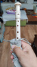 天鹅（SWAN）8孔德式竖笛儿童小学生专用高音笛子专业演奏级纳瓦白 实拍图