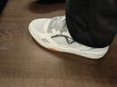 匹克留白态极板鞋男冬季新款复古低帮休闲鞋子轻便透气女款运动鞋男 【男款】超轻白色/深绿 42 实拍图