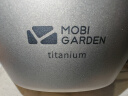 牧高笛（MOBIGARDEN）户外餐具露营野餐烧烤便携式餐具野营饭碗折叠钛碗 NX20666036 钛色 实拍图