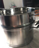 FASSON 【德国】加厚汤锅304不锈钢锅煲汤锅食品级家用高汤锅防烫双耳煮锅炖锅蒸锅电磁炉燃气通用 加厚复底26cm汤锅+蒸笼 实拍图
