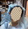 默研（MOYAN）儿童发箍发饰甜美公主宝宝表演披纱头纱冰雪奇缘头箍女童皇冠头饰 10#蓝色皇冠艾莎  A22-202 实拍图
