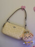 蔻驰（COACH）奥莱女包经典标志老花NOLITA 19号手袋麻将包腋下单肩包手提包 SV/干草色 实拍图