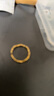 周六福5G工艺波纹戒黄金戒指女新年生日礼物计价AW015681 13号 约0.76g 实拍图