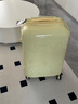 漫游雪糕女学生行李箱拉链款拉杆箱儿童轻便登机轻音皮箱旅行箱子 奶酪黄 24英寸 超轻设计水杯架+USB充电 实拍图