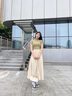 班尼路（Baleno）凉感山本裙裤女夏薄款大码胖mm显瘦a字半身裙高腰冰丝阔腿八分裤 实拍图