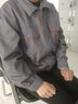 鸿赫工作服套装男女春秋长袖劳保服汽修上衣外套工衣厂定制订制工装 D1【精品深灰款】 3XL /185套装 实拍图