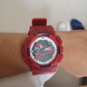 Mtin树脂表带表壳适配卡西欧G-SHOCK手表带GA110 140 GD120GLS GAX100 哑光红色黑字 16mm 实拍图