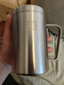 金钥匙（GOLDEN KEY）304不锈钢带盖双层隔热水杯500ml茶杯防烫男女办公杯GK-SB500G-Z 实拍图