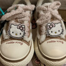 OLD ORDER-帆布鞋Canvas-三丽鸥凯蒂猫联名 Sanrio Hello Kitty 女 毛绒棕粉 40 实拍图