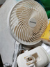 奥克斯小风扇台式夹扇摇头办公室桌面电扇小型学生宿舍便携式壁扇家用床上车载夹子音静大风力电风扇 *台扇*【2000毫安冲插两用】 实拍图