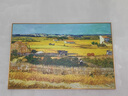 画大芬客厅装饰画大芬油画村世界名画梵高风景油画卧室壁画餐厅挂画美式 梵高《丰收》 横版60*80cm x 油画布ps框 实拍图