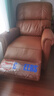 芝华仕（CHEERS）智能椅头等舱真皮电动功能单人老人午睡助起敬老单椅1075陪伴椅 赤陶橘-电动躺+助起 优先发货（详询客服） 实拍图