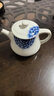 陶迷（TAOMI）茶壶单壶陶瓷泡茶壶家用白瓷汝窑开片可养功夫茶具茶水分离沏茶壶 富贵花开茶壶 200ml 101mL(含)-200mL(含) 实拍图