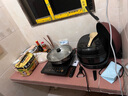 半球（PESKOE）电磁炉家用防水爆炒一体电池炉智能定时火锅炉多功能学生宿舍小型套装触屏电磁灶2200W大功率 套（5）炒锅+汤锅+锅铲+漏勺+汤勺 实拍图