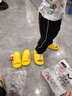 巴布豆童鞋男童拖鞋夏季室内软底宝宝凉鞋儿童鞋子117542009稻草黄200 实拍图