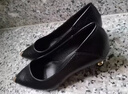 品牌断码尖头小皮鞋真软皮单鞋女2023春季新款细跟高跟工作鞋 黑色【5807跟高5厘米舒适皮面 38 标准尺码 实拍图