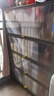 帅仕（shuaishi）厨房用具置物架落地多层餐边柜收纳碗柜家用橱柜微波炉烤箱储物柜 【加高加厚】灰5层100长42深丨双线孔可通电丨一体侧板 实拍图