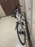 ICOLOUR变速死飞山地自行车男弯把单车公路车赛车实心胎双碟刹成人女中学 减震-白黑色24速40刀 实拍图