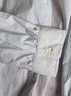 森马（Semir）长袖衬衫女中长款凉感防晒衣宽松叠穿纯色白衬衣109324105001 实拍图
