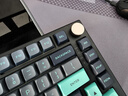 VGN N75有线/无线/蓝牙三模客制化机械键盘gasket结构全键热插拔游戏电竞办公键盘 单模N75 动力银轴 加勒比海 实拍图