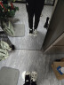 Ouder开口笑帆布鞋 增高厚底丑萌百搭黑白圆头板鞋情侣休闲潮流大头鞋 黑白色（建议拍小一码哦） 37 实拍图