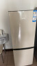 海尔（Haier）冰箱出品双开门二门177升冰箱家用小型冰箱租房省电不占地冷藏冷冻两用统帅家用小冰箱 以旧换新 177升双门冰箱节能省电 两天约用1度电 晒单实拍图
