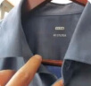 京东京造桑蚕丝长袖衬衫男士夏季商务衣服男装衬衣送男友礼物 灰色 42 实拍图