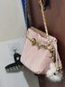 CHARLIE&KELLI CK品牌包包女款2025年链条云朵包轻奢单肩斜挎包情人节生日礼物 粉色【京仓配送 赠礼袋+贺卡】 实拍图