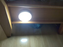 【见不得黑暗】感应灯台灯光感LED智能家用无线小夜灯走廊过道楼梯起夜灯卧室床头灯 升级感应款（人来即亮）—白光2个 实拍图