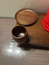 日式酸枣木杯子木质大肚杯小酒杯复古创意隔热餐厅茶水杯子牛奶杯 凹底大肚杯 1只 实拍图