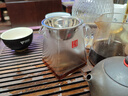 京也加厚玻璃公道杯带茶漏一体套装茶海分茶器倒茶杯功夫茶具耐热高档 京也加厚大方形公道杯+卡网400ml 实拍图