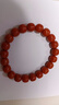 鼎枫火焰纹南红手串女男保山满肉满色玉石直切老型散珠子川料玛瑙手链 老型桶珠8*9mm【传世品】 晒单实拍图