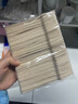 SHUANG YU一次性叉子水果叉100只/包 木质自然降解外卖甜品点心蛋糕果盘叉 实拍图
