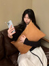 艾美琦美（AIMEIQIMEI）法式春秋女士吊带连衣裙2025新款度假风秋季女装套装显瘦白色裙子 黑色开衫+连衣裙 L 实拍图