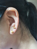 周六福（ZLF）  黄金耳钉女款足金999圆珠圆形耳饰 计价 1.45g 实拍图