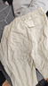 MUJI男式 水洗轻便 工装裤 男士长裤子休闲裤男装 25年春季 AE0Z0A5S 象牙色 XL (180/92A) 实拍图