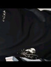 真维斯（Jeanswest）冰丝中袖男2025夏季简约印花宽松冰感速干短袖T恤男士大码上衣服 黑色(墨竹熊领胸标_右下标) M (170) (30天质量问题全额退) 实拍图