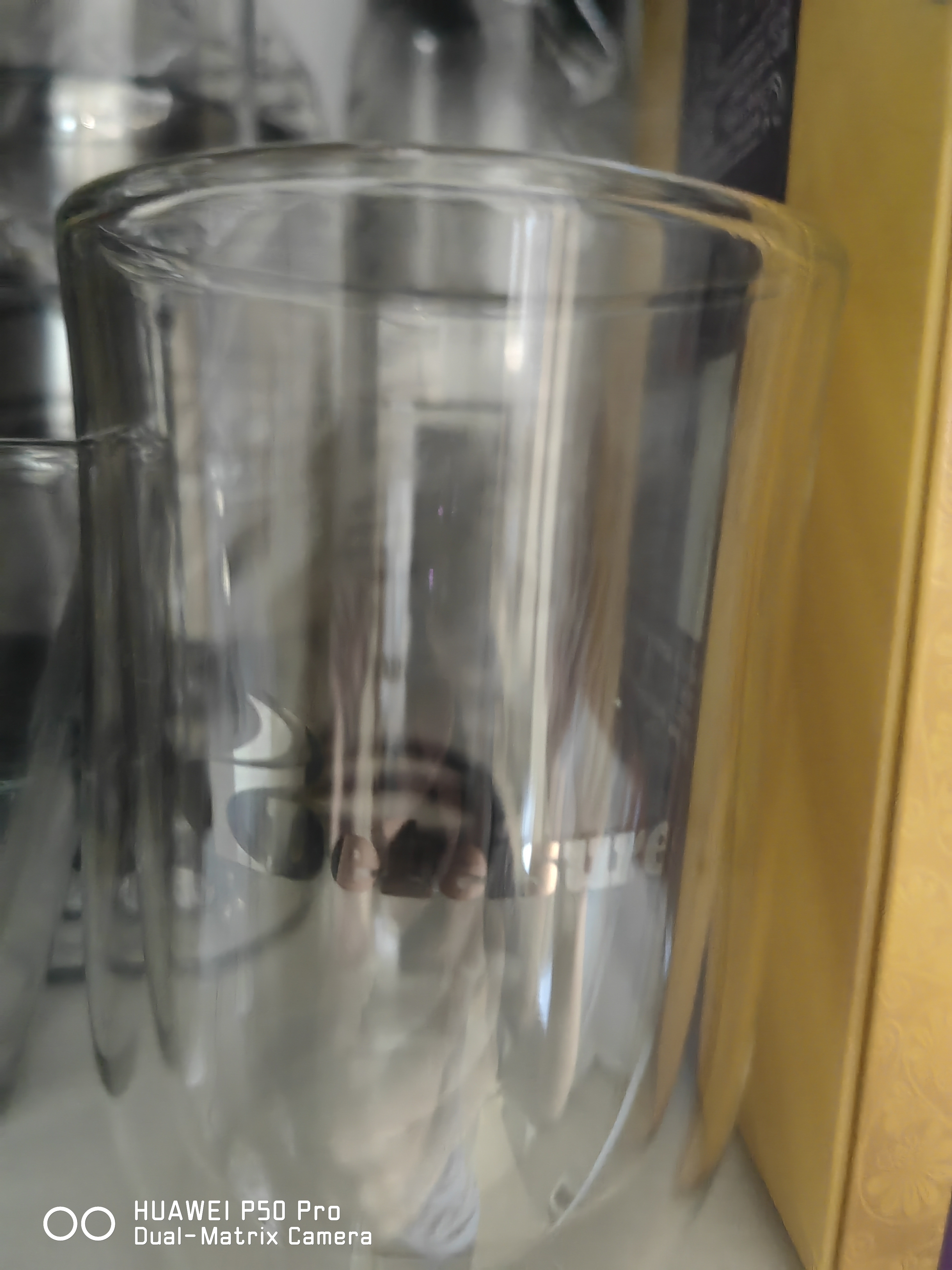 Deleisure咖啡机配件 双层中空保温隔热玻璃杯卡布基诺咖啡杯1只装（220ml*1） 实拍图