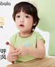 巴拉巴拉婴儿t恤宝宝打底衫女童上衣男短袖夏季全棉可爱 草木绿-背心款 73 实拍图