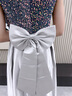 衣诺坊儿童礼服女童长裙演出服主持人表演舞蹈裙 灰色：缎摆长裙 170cm 实拍图
