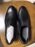 金利来男鞋商务皮鞋轻盈便捷线下同款鹿皮乐福鞋G202230314AAA黑色40 实拍图