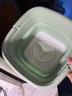 梦多福折叠洗衣机带脱水迷你小型洗袜机半全自动洗袜子神器宿舍宝宝婴儿儿童洗内衣内裤洗衣机洗脱一体 【绿色小号】UV蓝光+洗脱一体+轻音低噪 【分开清洗更卫生】 实拍图