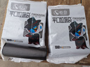 恒澍 点断式垃圾袋 45x50 家用平口20只/卷 中号全新料无异味酒店宿舍 200只黑色 实拍图
