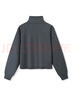 森马（Semir）卫衣女插肩袖立领复古简约2024冬季抓绒套头衫ins潮109724116001 实拍图