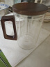 忆壶茶（YIHUTEA）泡茶杯茶水分离杯水杯男士茶杯个人专用泡茶杯玻璃绿茶杯子 1000ML木把杯 实拍图