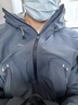迪卡侬硬壳冲锋衣男女户外休闲登山徒步防风防水夹克风衣MH500外套 男款-石青色 L 实拍图
