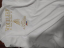 Colombass刺绣短袖t恤男士夏季韩版潮流潮牌半袖上衣男装ins棉体恤衫 白色 3XL 实拍图